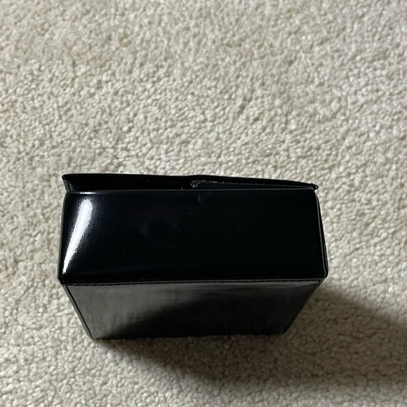 Moschino Vintage Leather Coin Pouch - Black Wallet - Picture 5 of 9